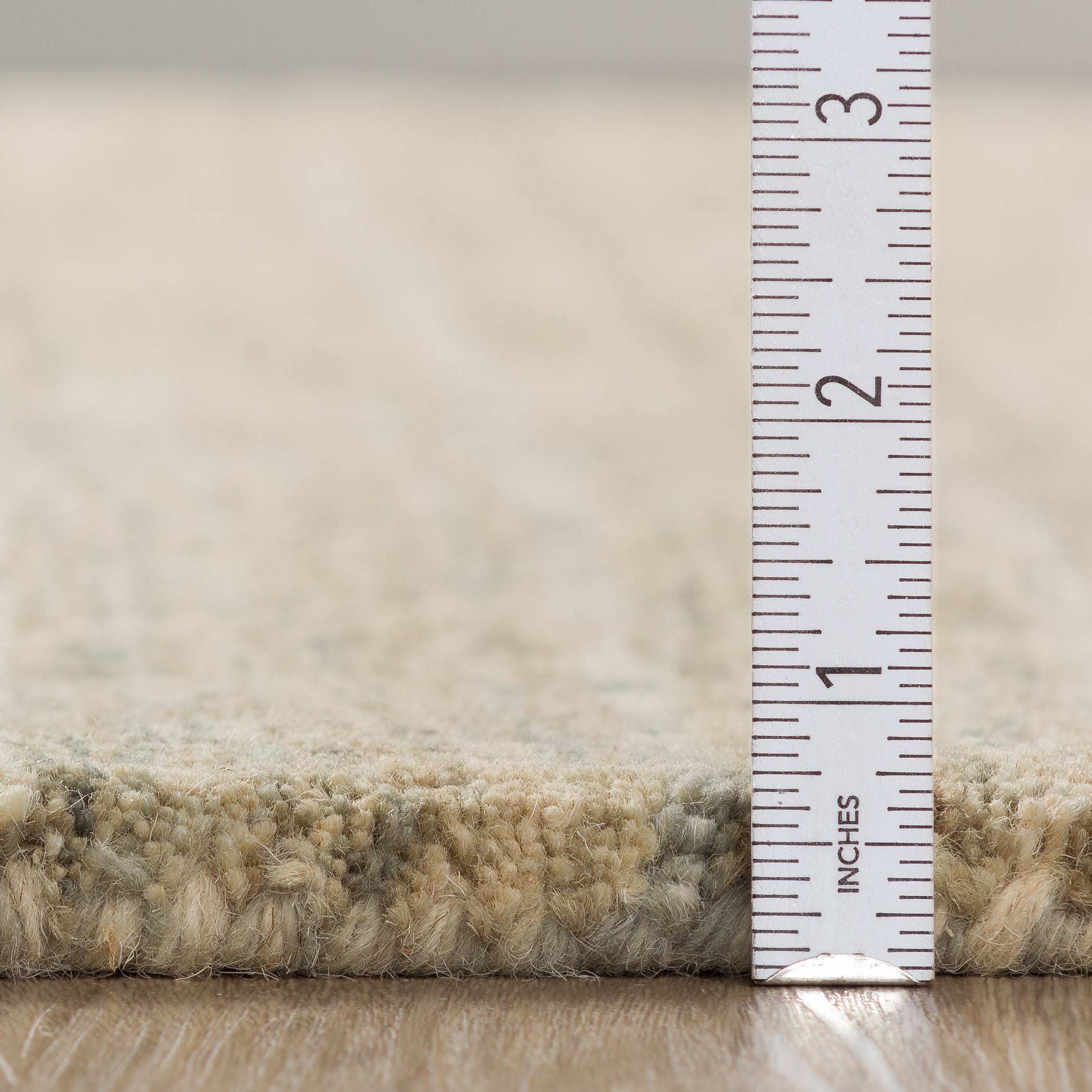 Casual RY7 Fog Gray Wool Rug 2' x 3' #shape_Rectangle