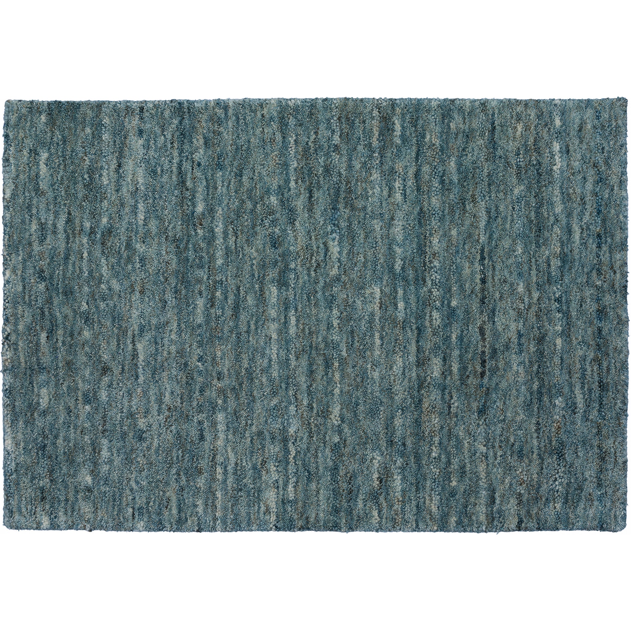 Casual RY7 Lakeview Blue Wool Rug 2' x 3' #shape_Rectangle