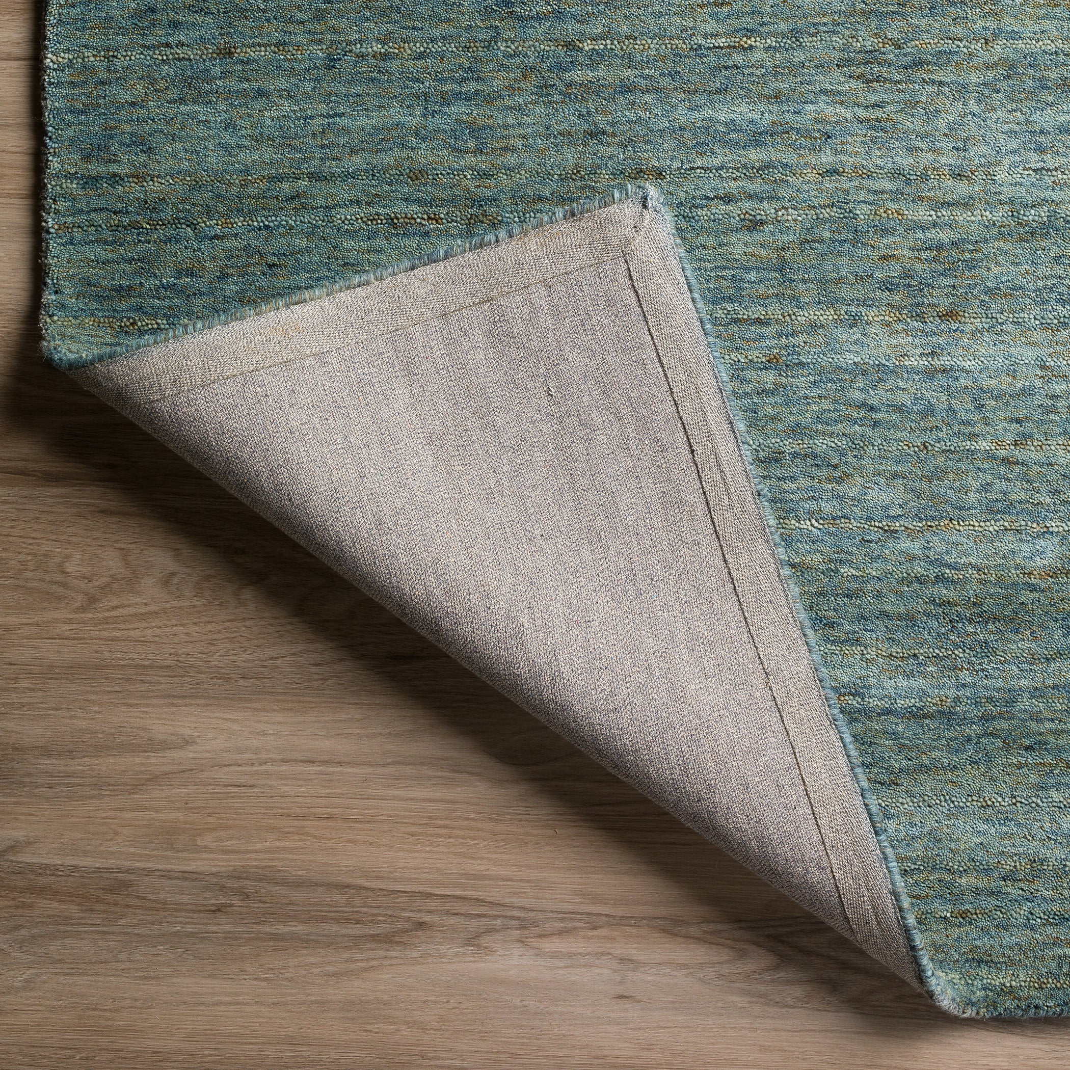Casual RY7 Lakeview Blue Wool Rug 2' x 3' #shape_Rectangle