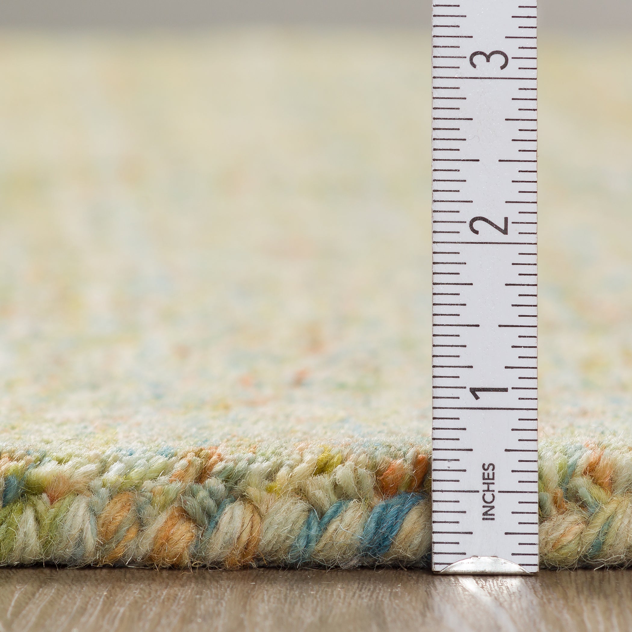 Casual RY7 Meadow Green Wool Rug 2' x 3' #shape_Rectangle