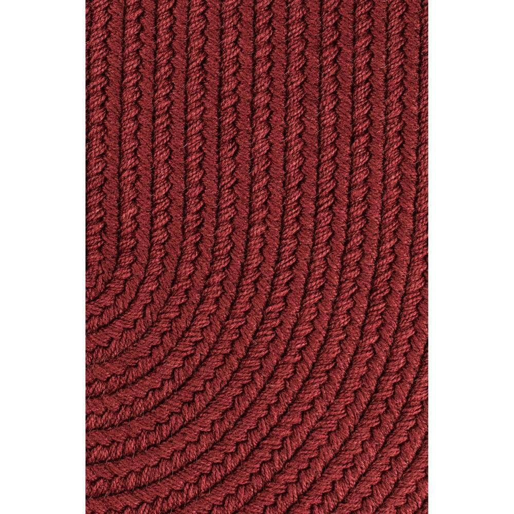 Braided S005 Colonial Red Maui Braided Rug