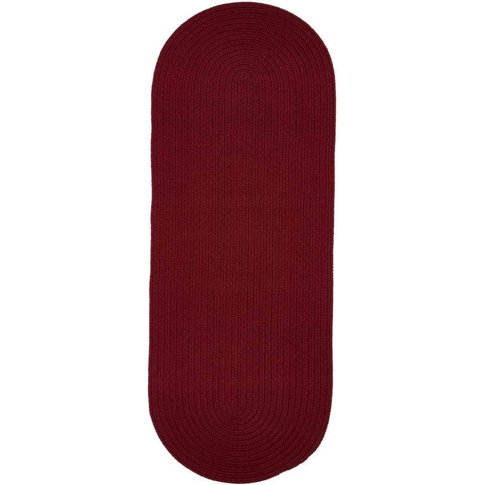 Braided S005 Colonial Red Maui Braided Rug