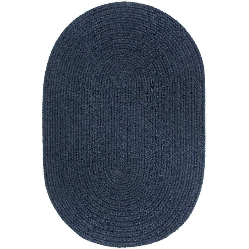 Braided S012 Navy Blue Maui Braided Rug