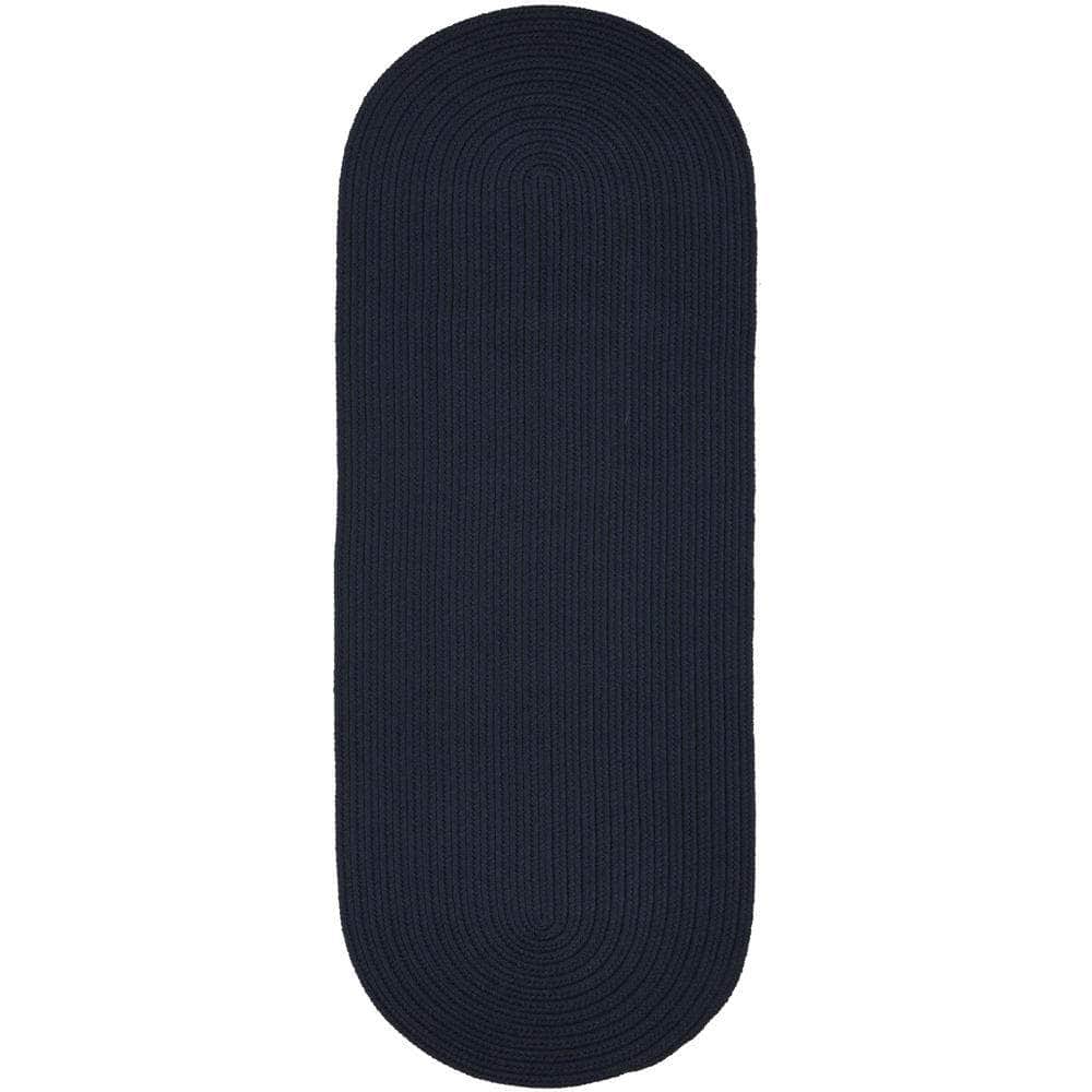 Braided S012 Navy Blue Maui Braided Rug