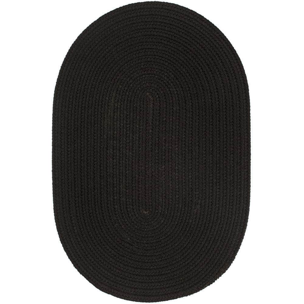 Braided S016 Black Maui Braided Rug