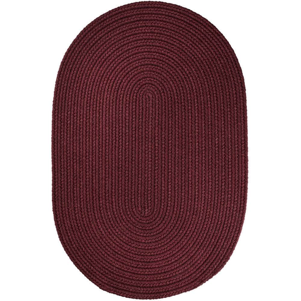 Braided S022 Burgundy Maui Braided Rug