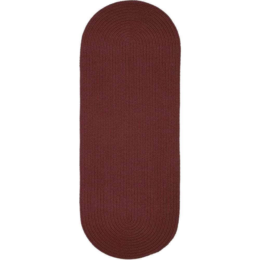 Braided S022 Burgundy Maui Braided Rug