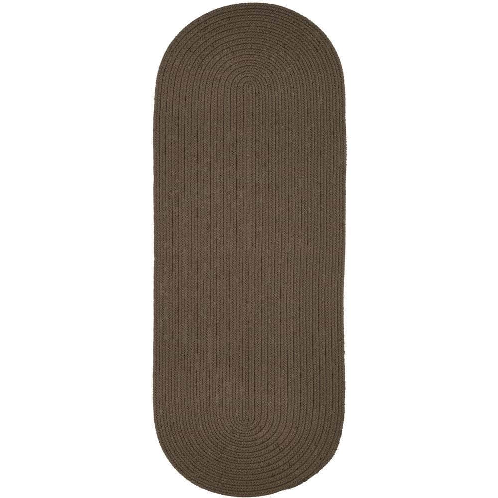 Braided S026 Dark Taupe Maui Braided Rug