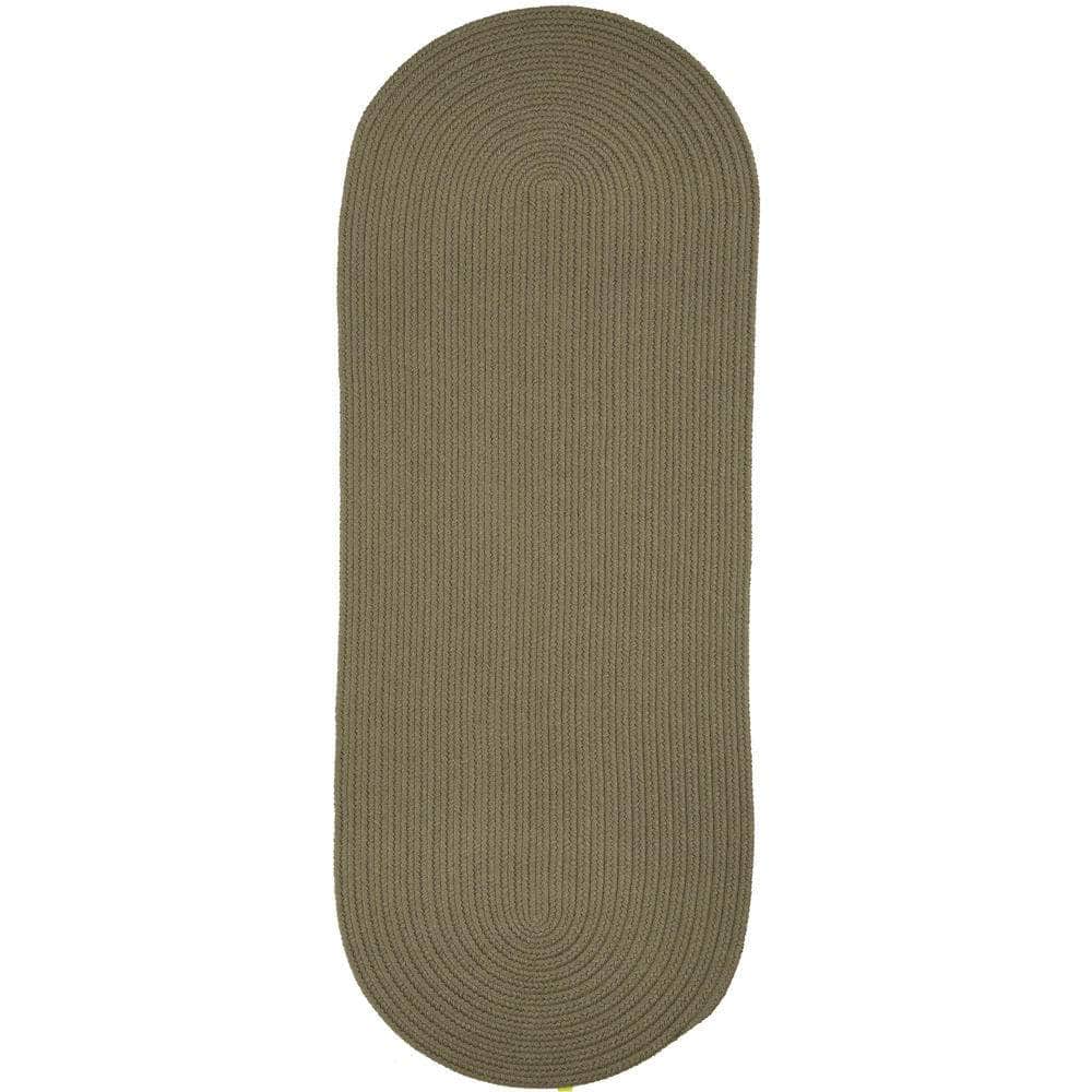 Braided S035 Moss Green Maui Braided Rug