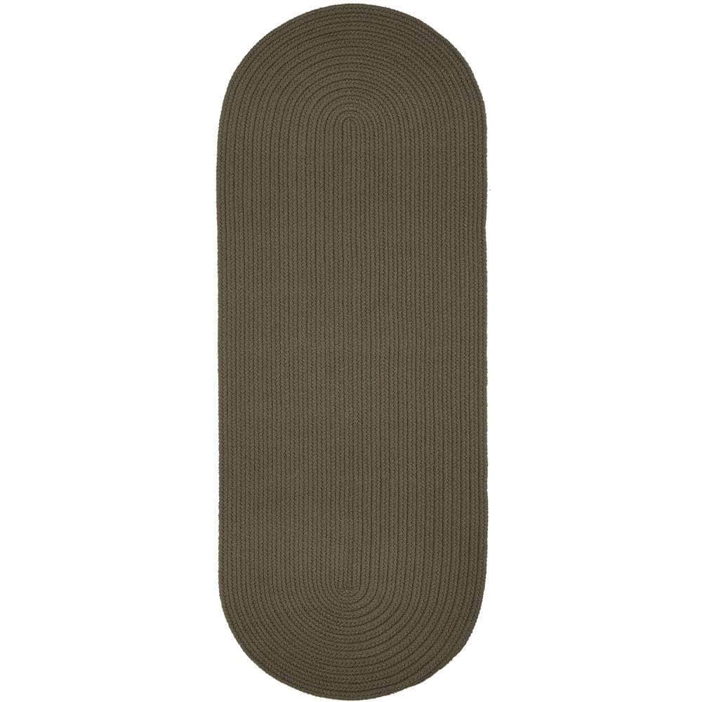 Braided S037 Moonstone Brown Maui Braided Rug