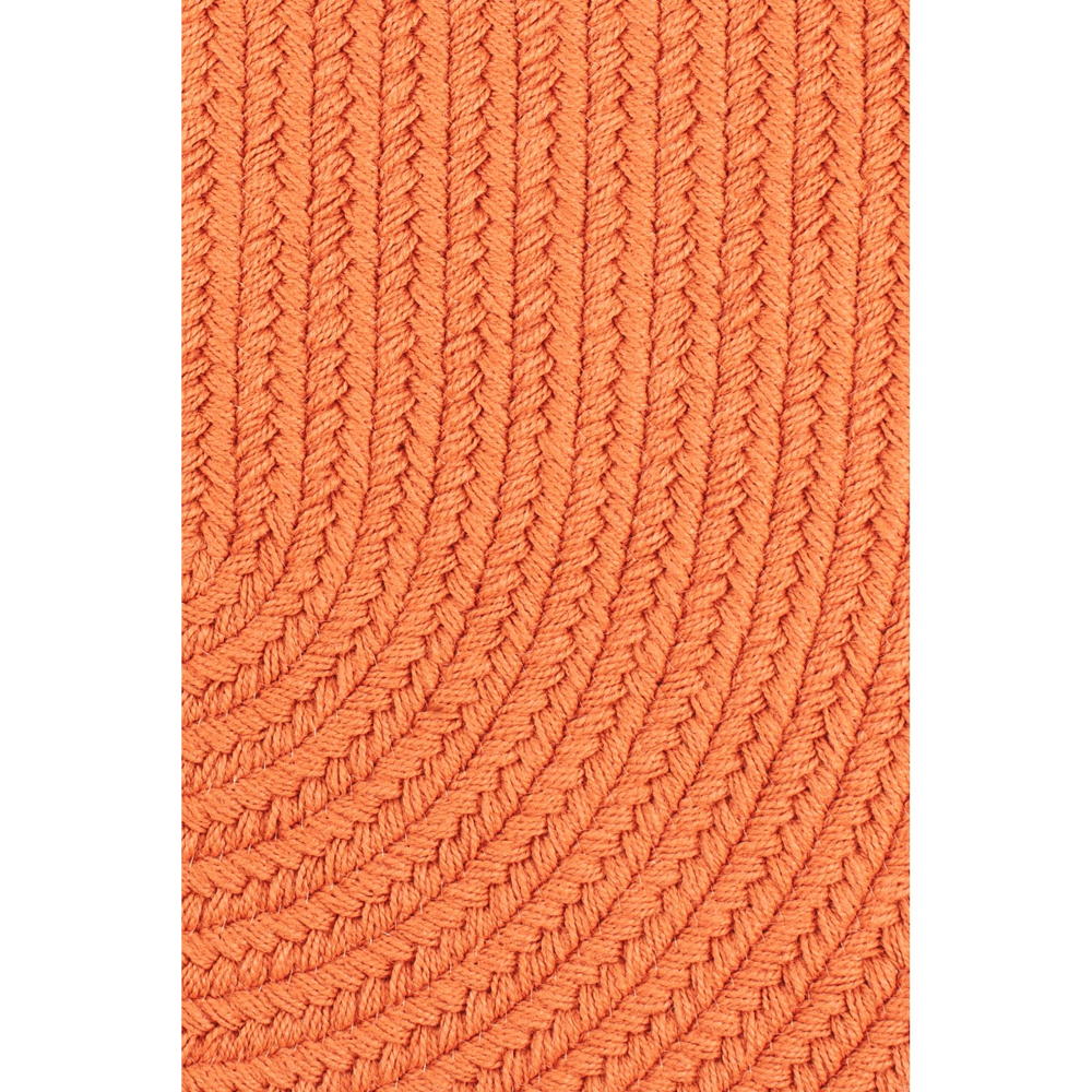 Braided S042 Mango Orange Maui Braided Rug #color_mango orange