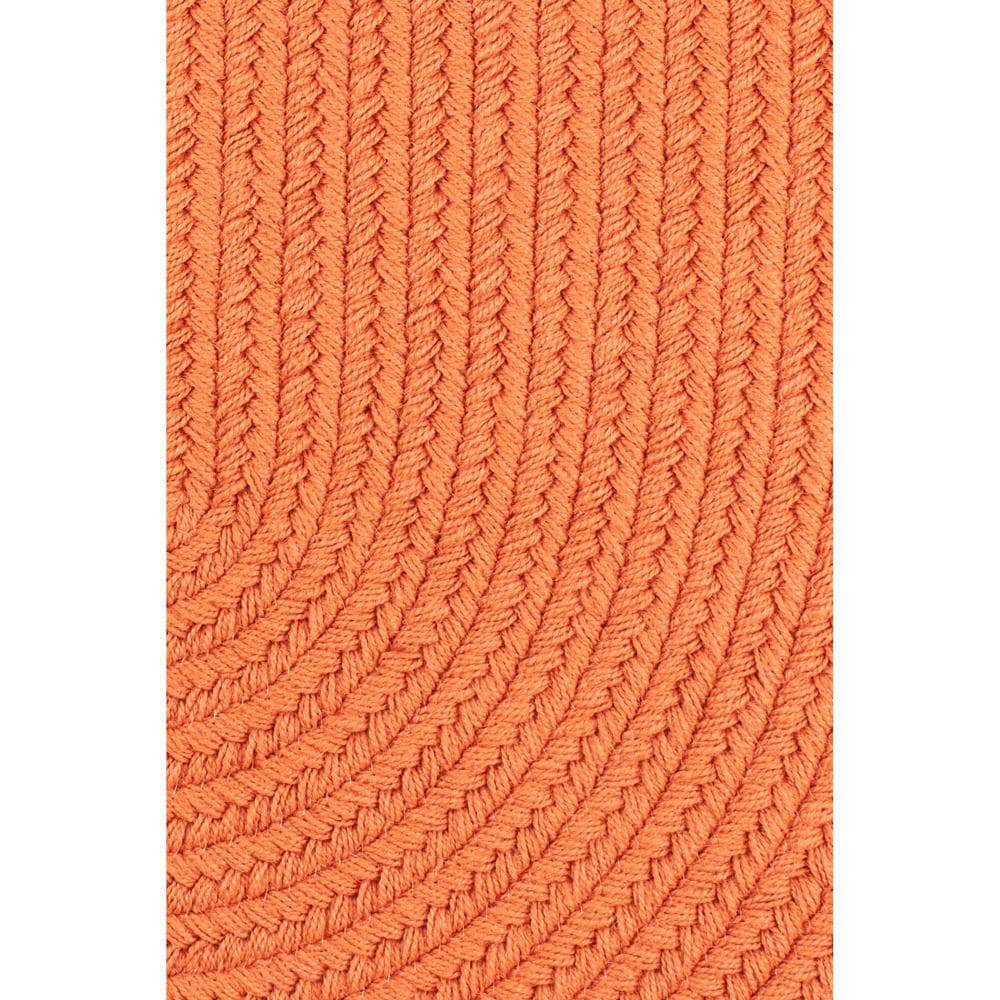 Braided S042 Mango Orange Maui Braided Rug