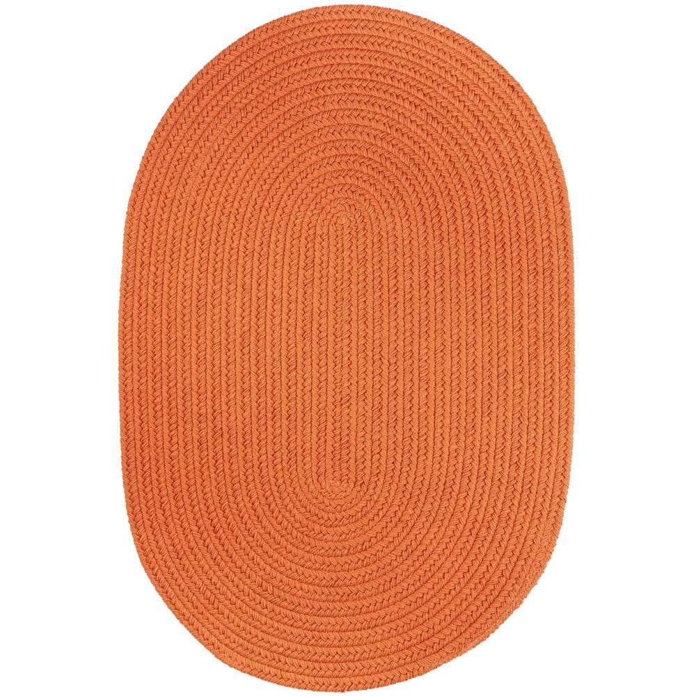 Braided S042 Mango Orange Maui Braided Rug