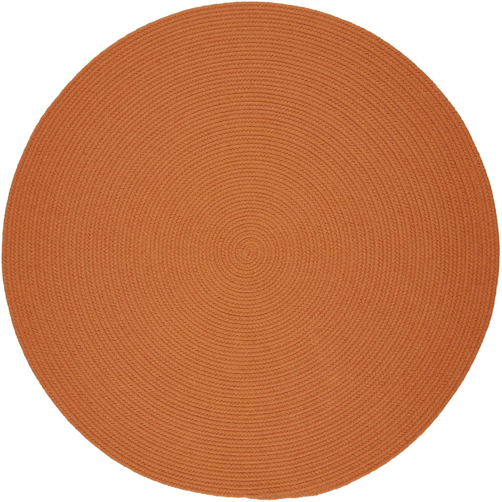 Braided S042 Mango Orange Maui Braided Rug #color_mango orange