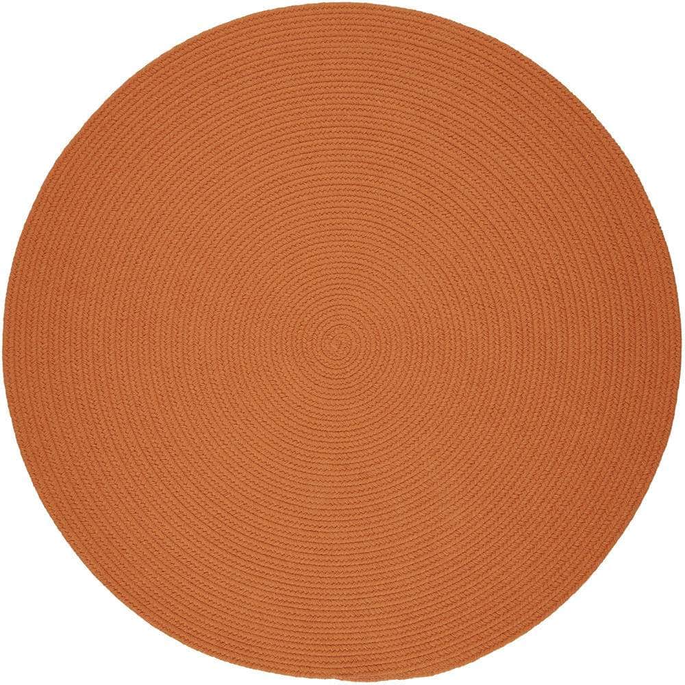 Braided S042 Mango Orange Maui Braided Rug