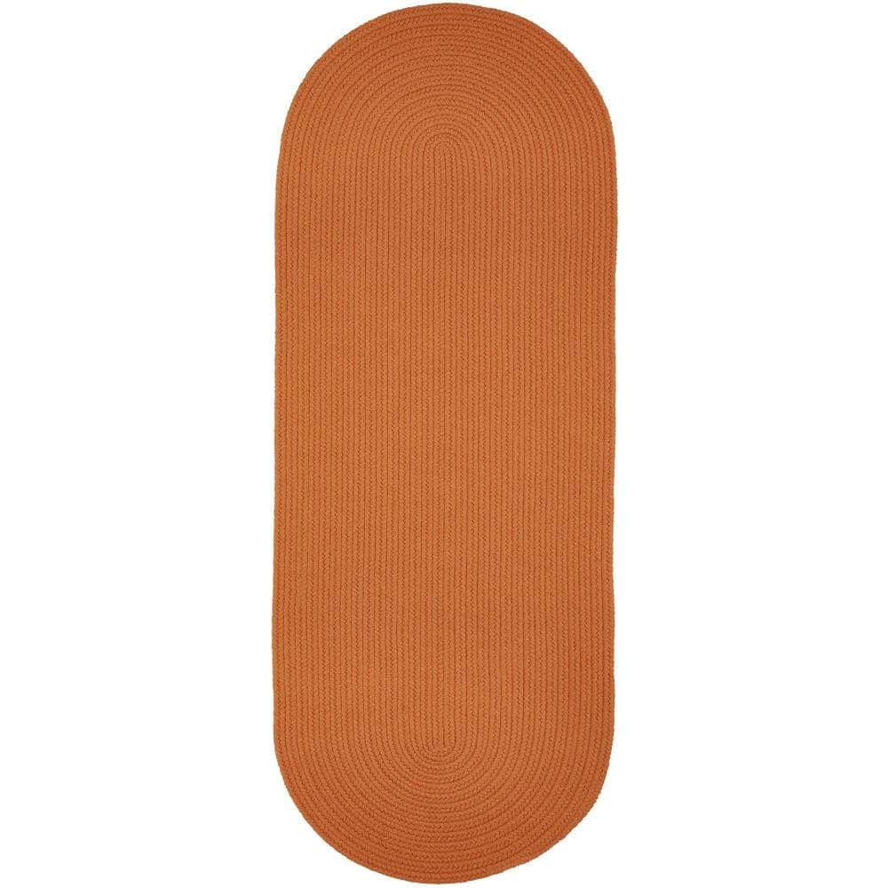 Braided S042 Mango Orange Maui Braided Rug