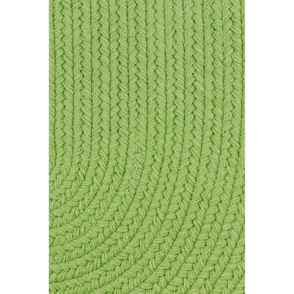 Braided S044 Key Lime Green Maui Braided Rug