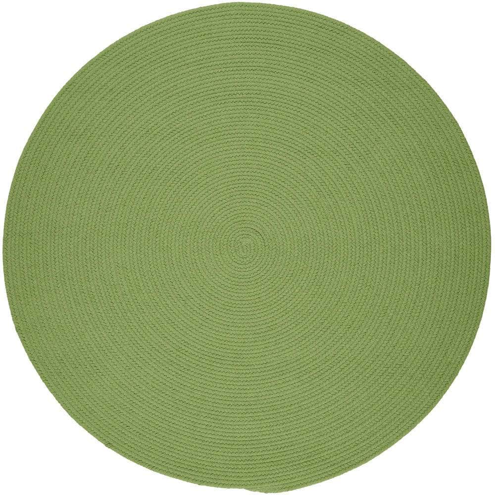 Braided S044 Key Lime Green Maui Braided Rug
