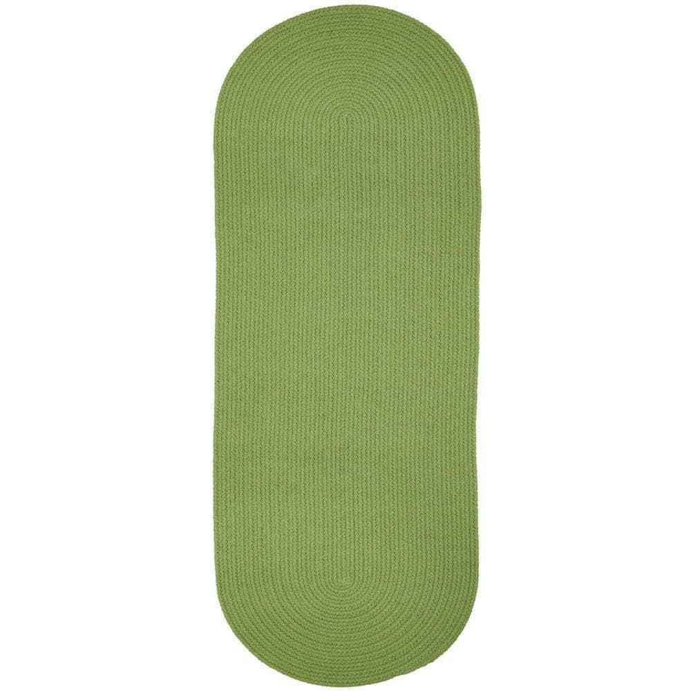 Braided S044 Key Lime Green Maui Braided Rug