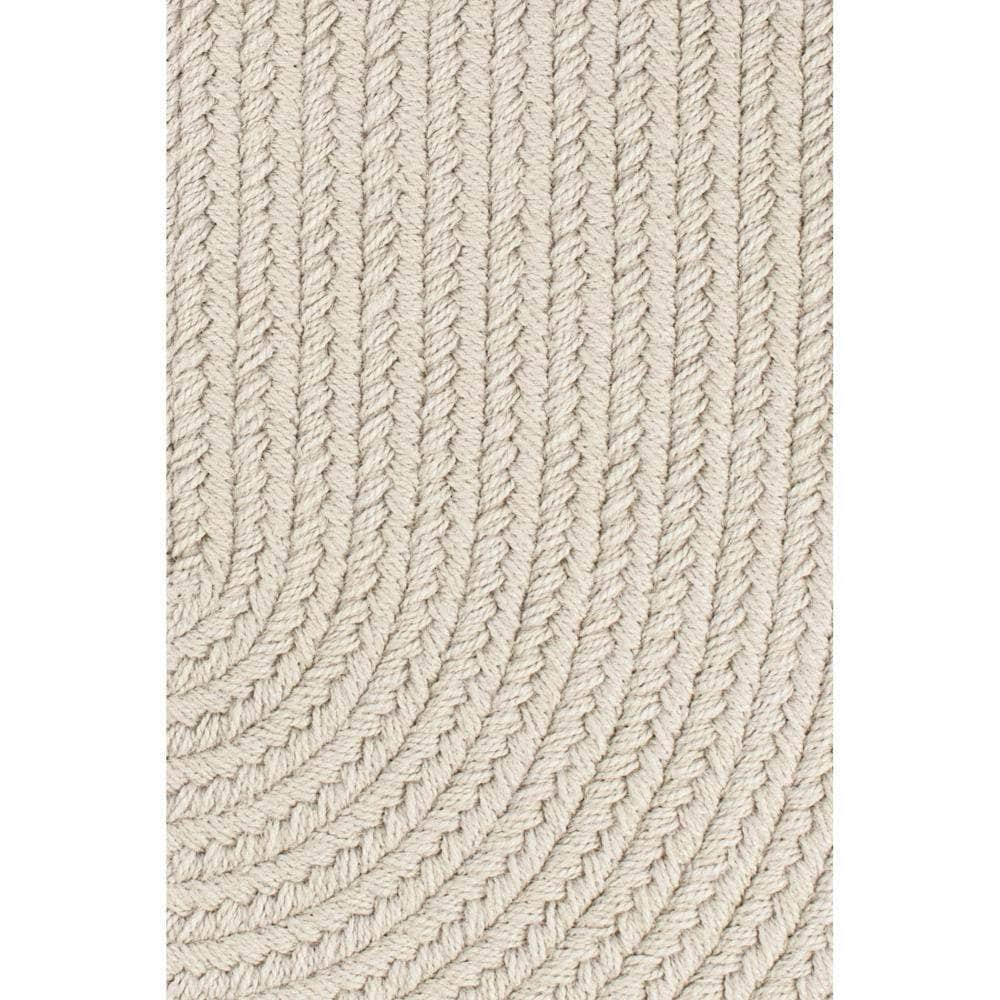 Braided S049 Pumice Ivory Maui Braided Rug