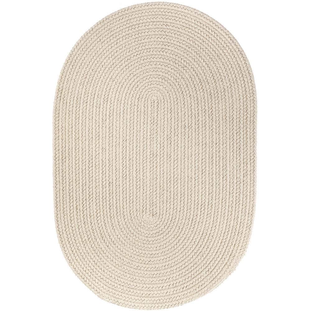 Braided S049 Pumice Ivory Maui Braided Rug
