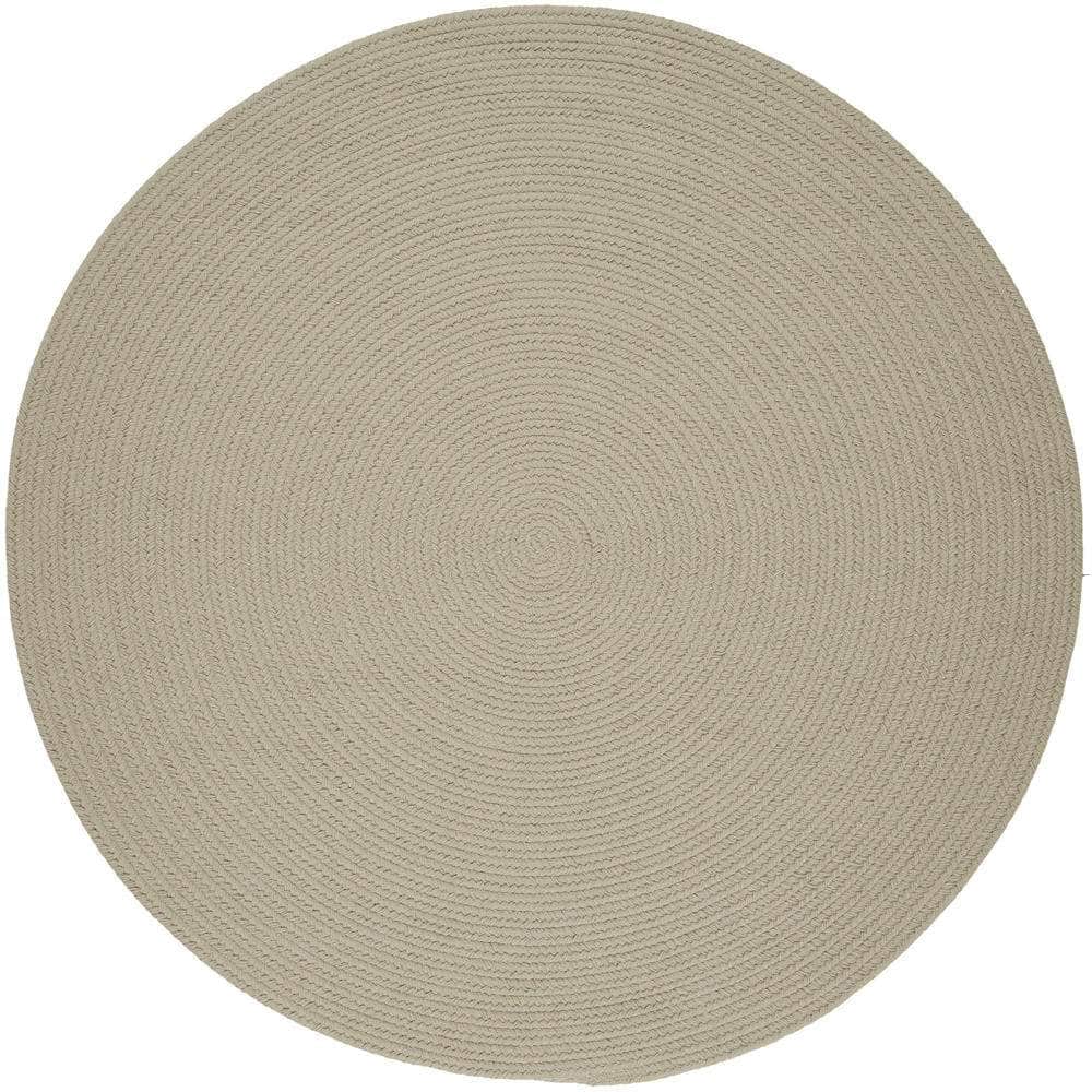 Braided S049 Pumice Ivory Maui Braided Rug