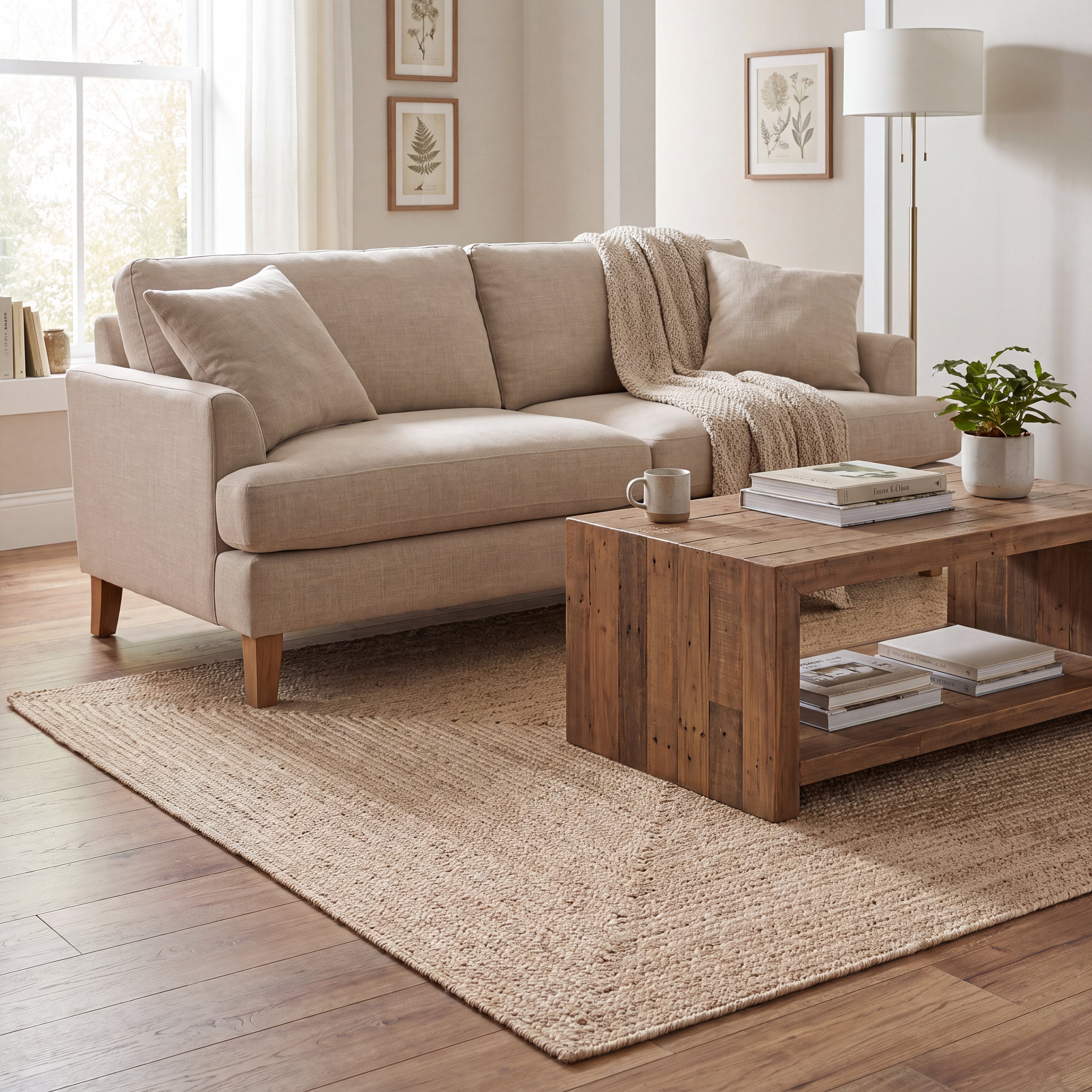 Angier Braided Indoor/Outdoor Rug - Oatmeal Beige Rectangle 5' X 7' #shape_Rectangle