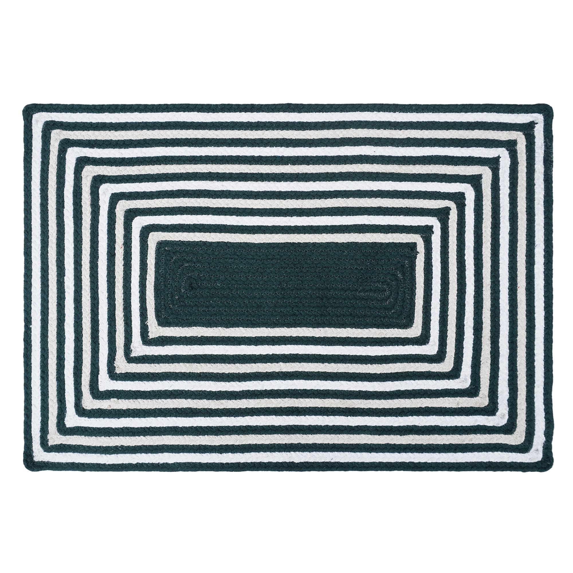 Varina Cotton Braided Rug - Green Rectangle 5' x 7' #_shape=Rectangle