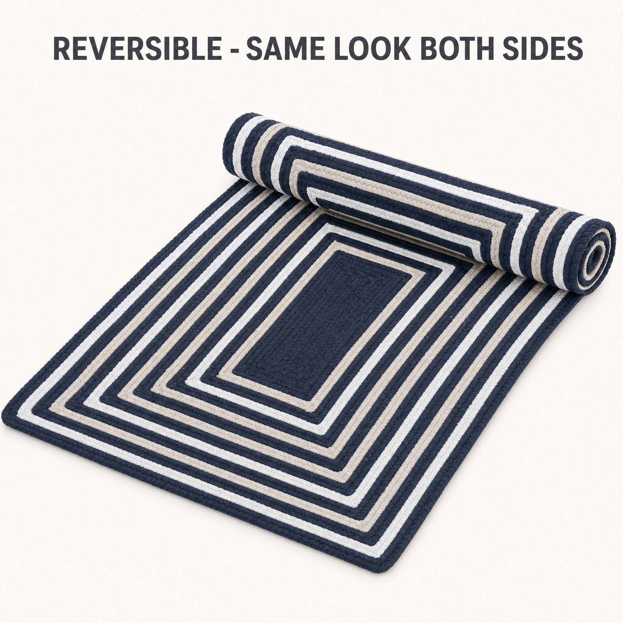 Varina Cotton Braided Rug - Navy Rectangle 5' x 7' #_shape=Rectangle