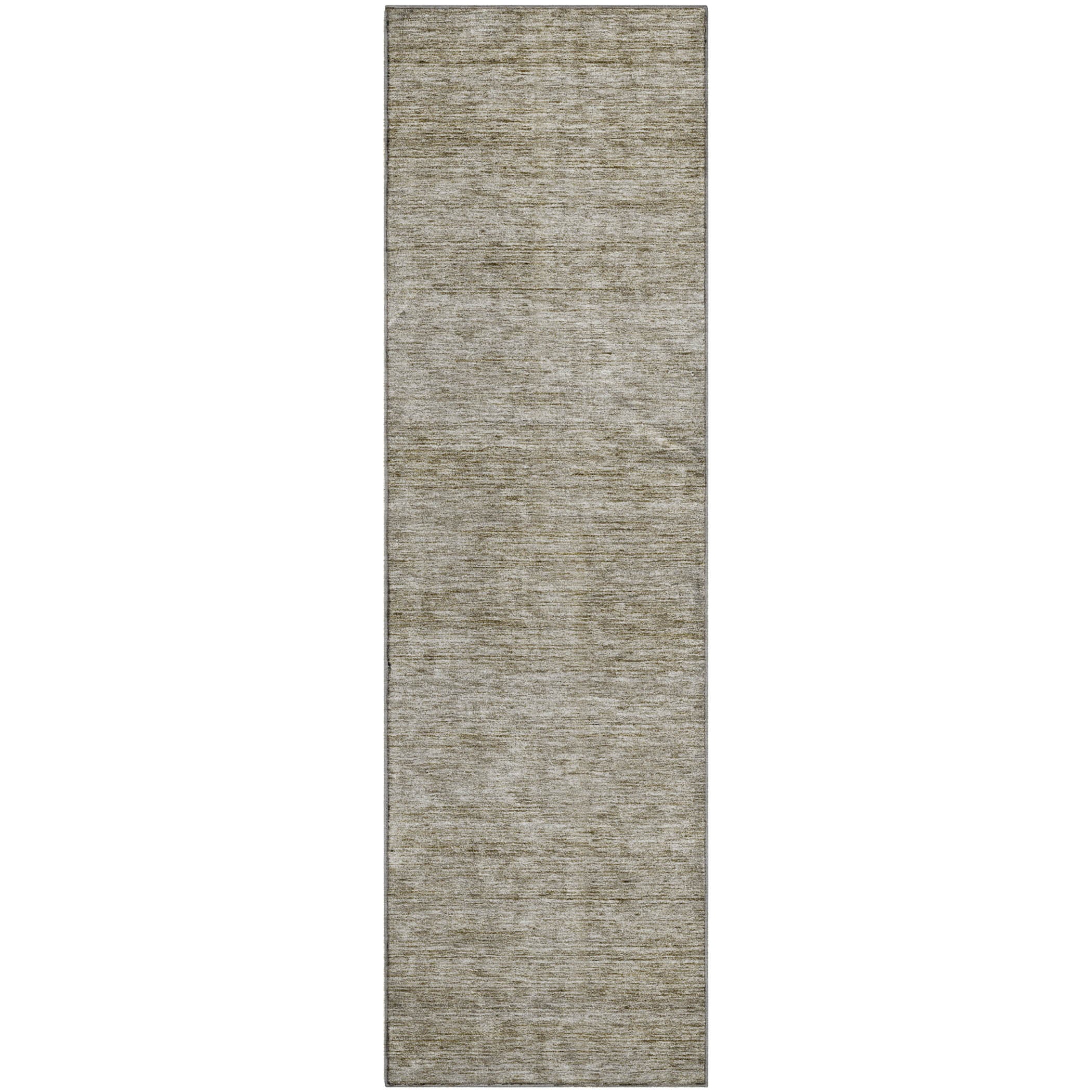 Luxury Washable Indoor/Outdoor Transitional SE1 Flax Ivory Rug 2'3" x 7'6" #shape_Runner