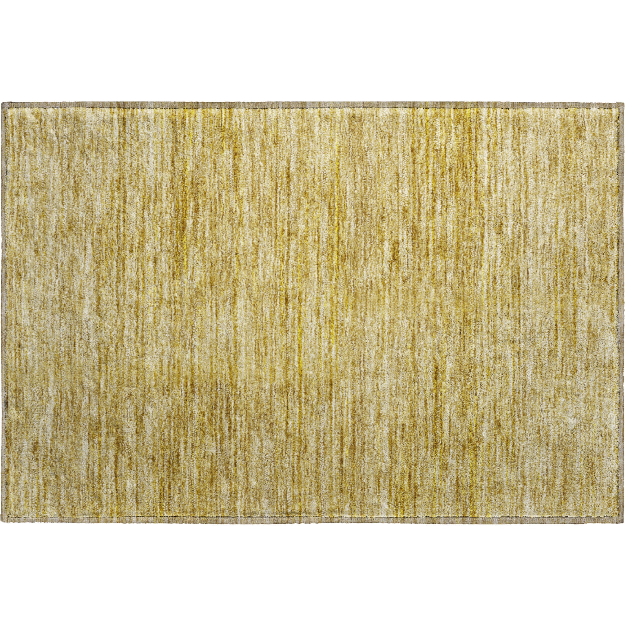 Luxury Washable Indoor/Outdoor Transitional SE1 Gold Rug 1'8" x 2'6" #shape_Rectangle