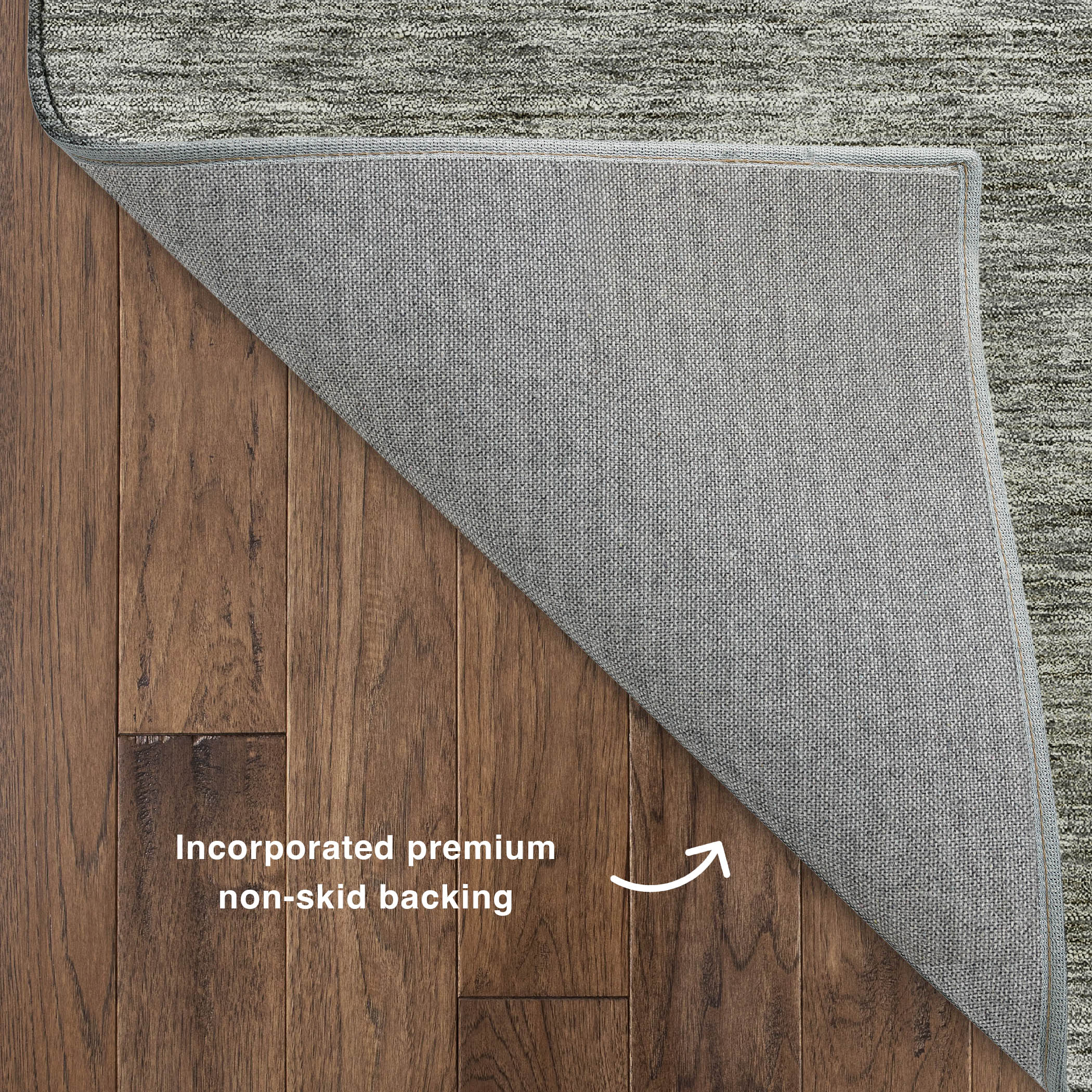 Luxury Washable Indoor/Outdoor Transitional SE1 Gray Rug 1'8" x 2'6" #shape_Rectangle