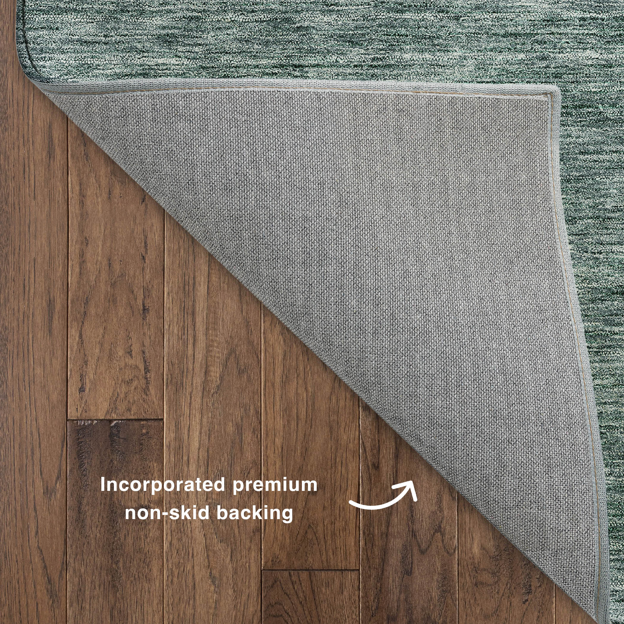 Luxury Washable Indoor/Outdoor Transitional SE1 Teal Rug 1'8" x 2'6" #shape_Rectangle