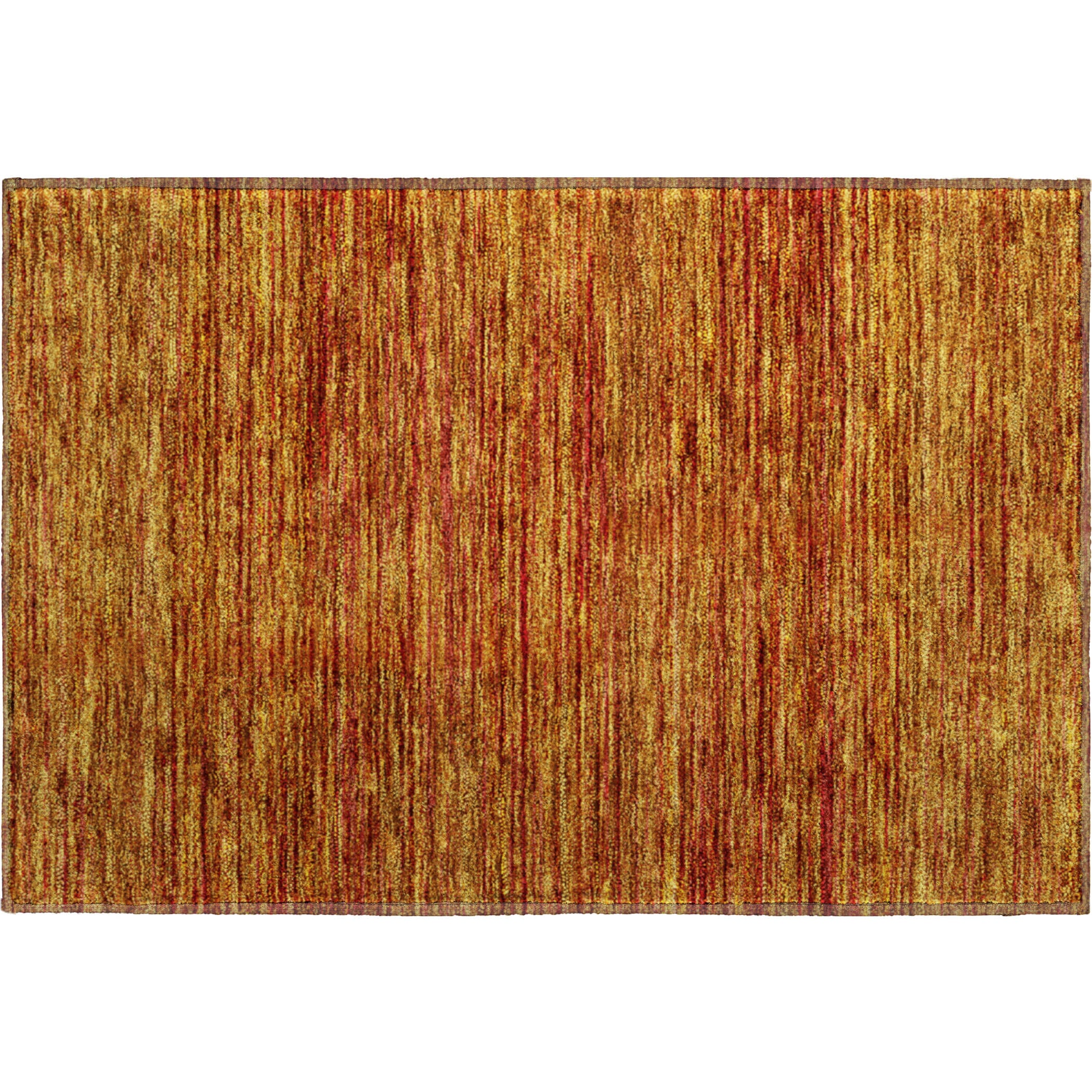Luxury Washable Indoor/Outdoor Transitional SE1 Terracotta Orange Rug 1'8" x 2'6" #shape_Rectangle