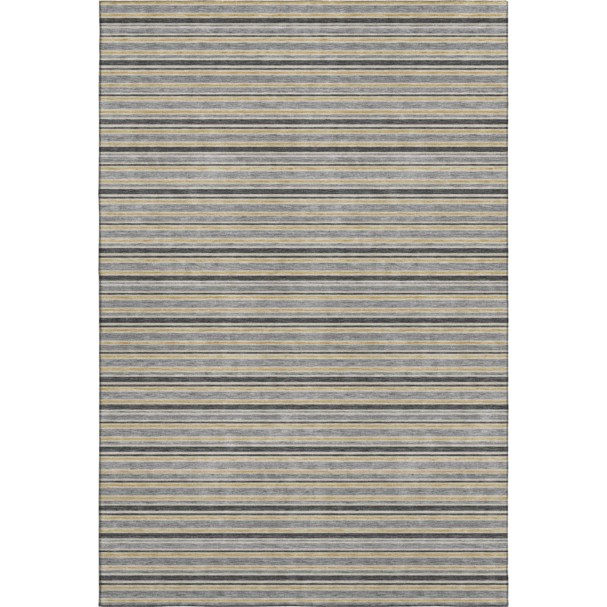 Luxury Washable Indoor/Outdoor Transitional SE2 Granite Gray Rug 2'6" x 3'10" #shape_Rectangle