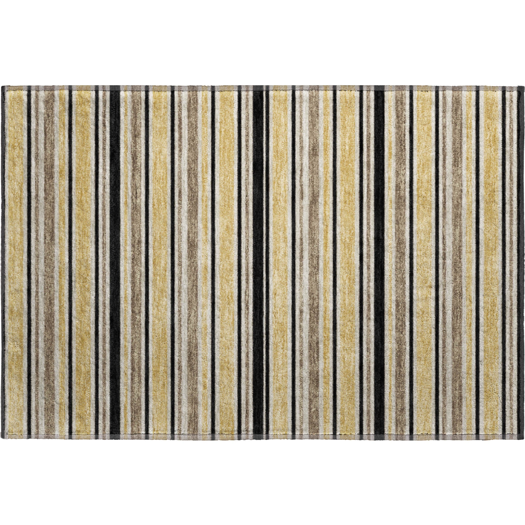 Luxury Washable Indoor/Outdoor Transitional SE2 Honey Gold Rug 1'8" x 2'6" #shape_Rectangle
