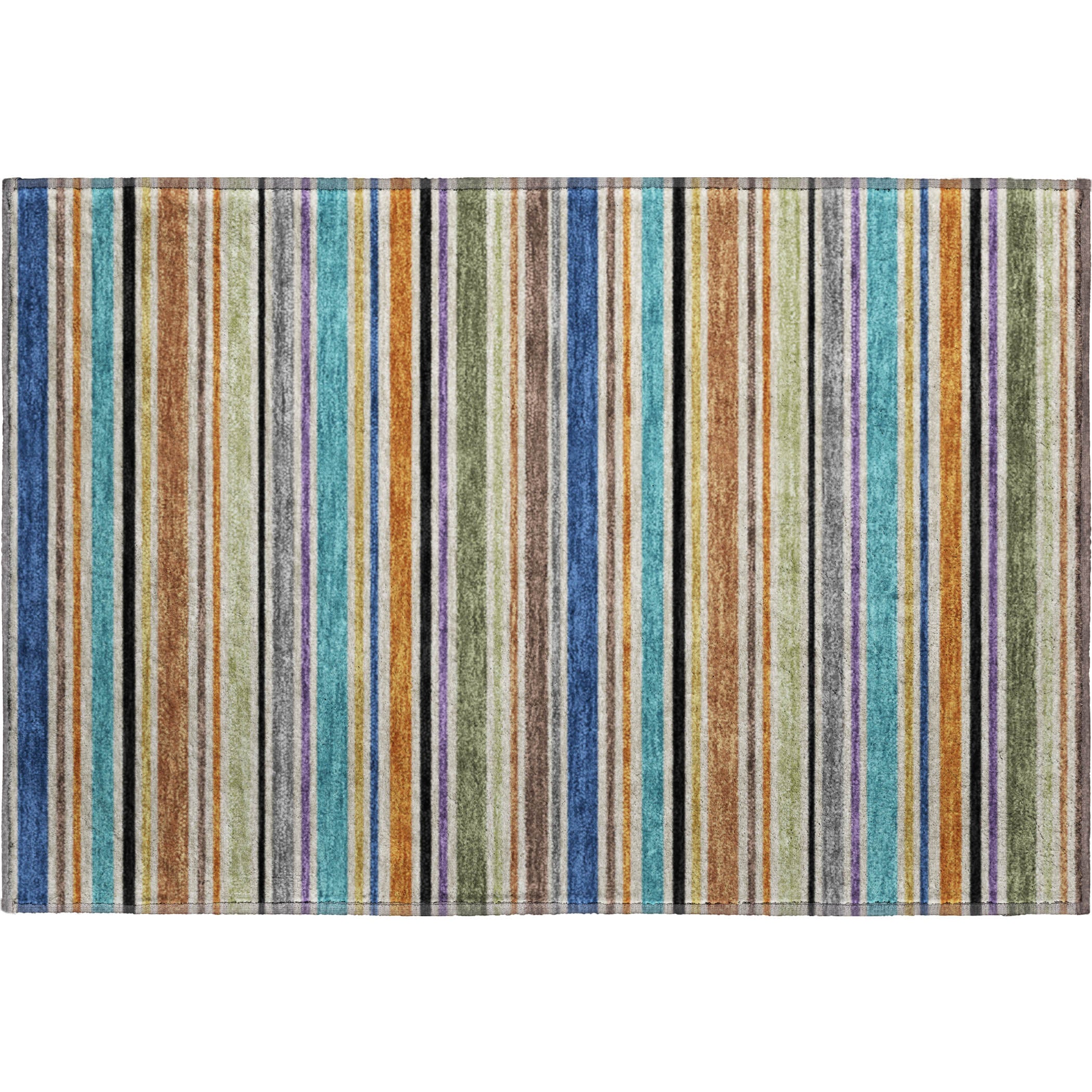 Luxury Washable Indoor/Outdoor Transitional SE2 Jewel Multi Rug 1'8" x 2'6" #shape_Rectangle