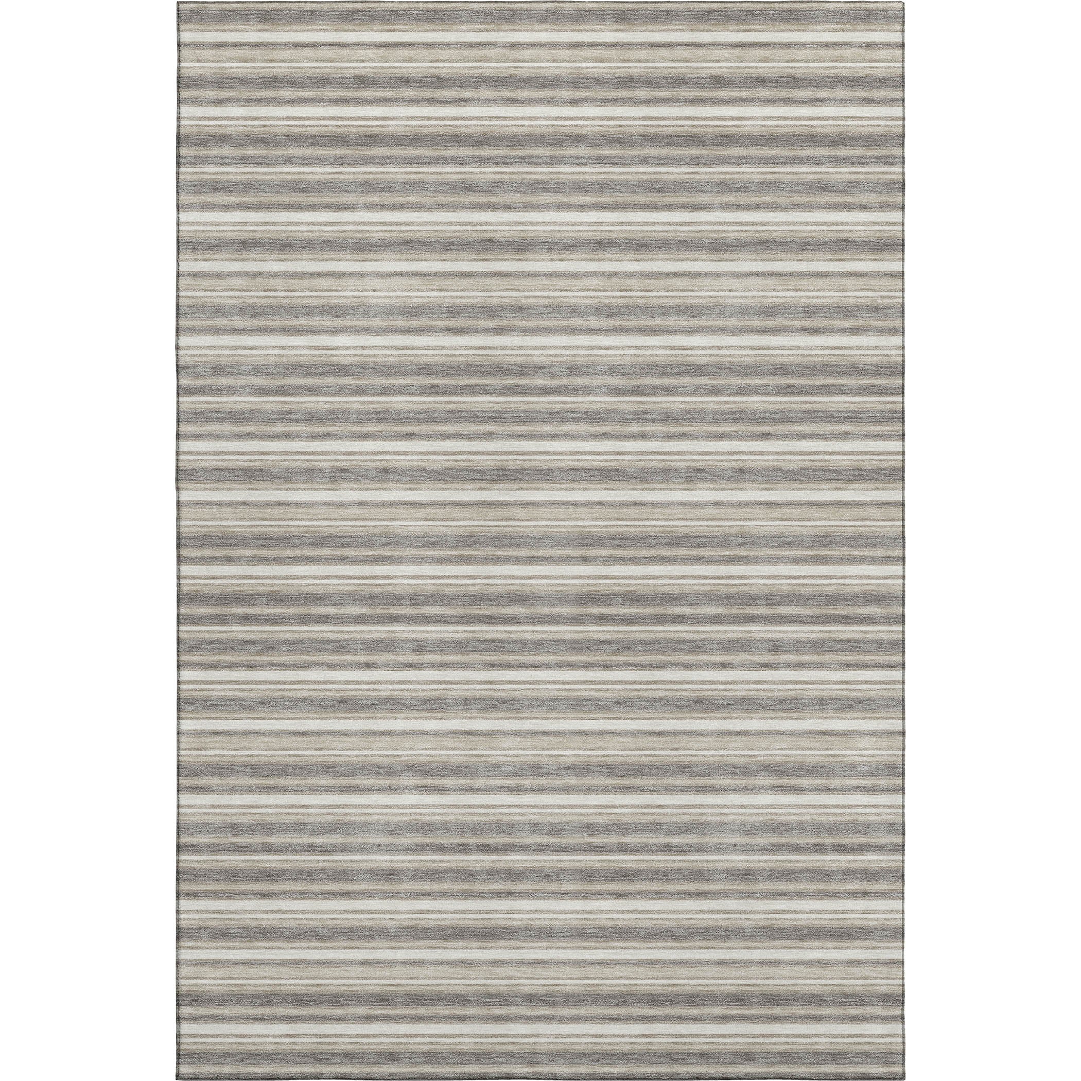 Luxury Washable Indoor/Outdoor Transitional SE2 Taupe Brown Rug 2'6" x 3'10" #shape_Rectangle