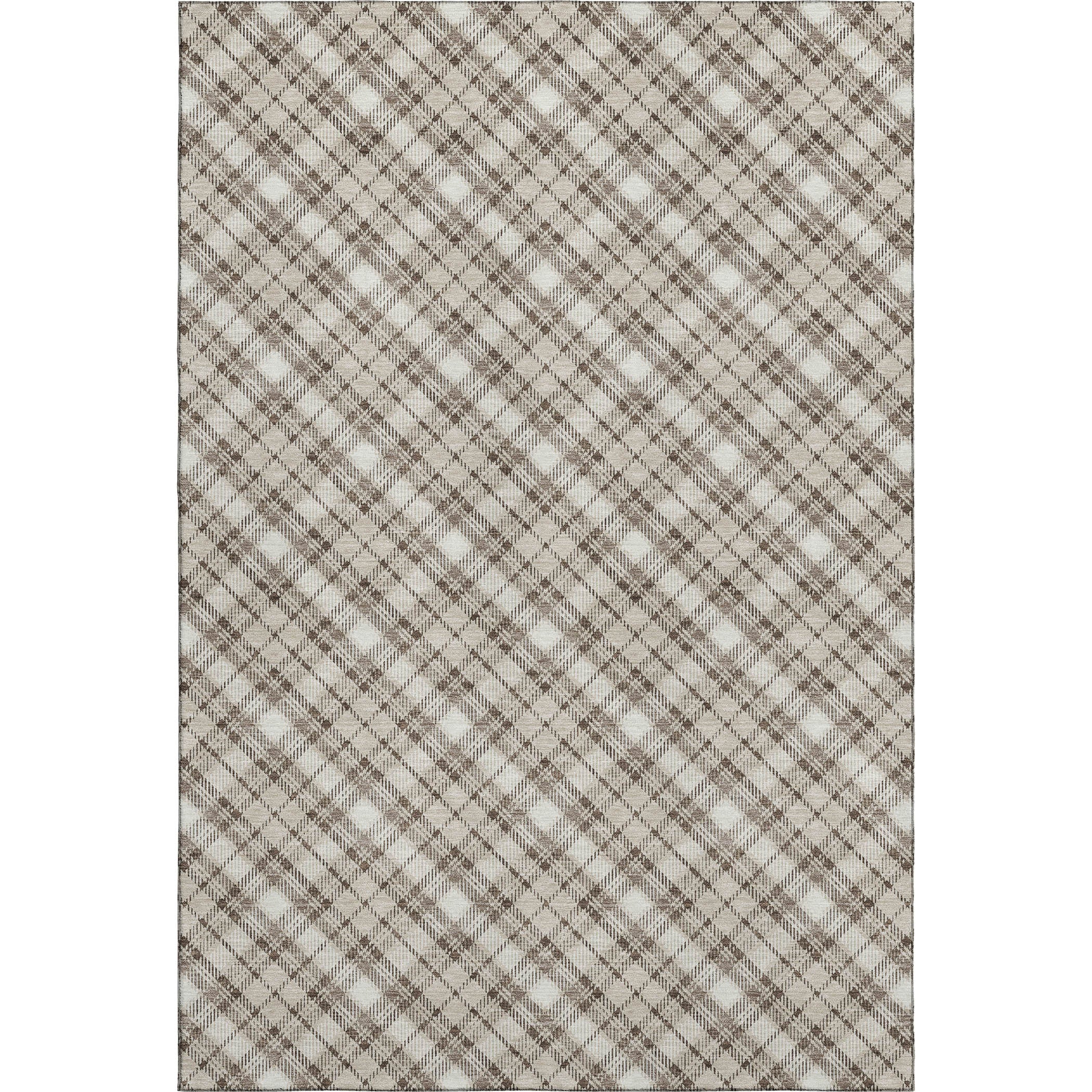 Luxury Washable Indoor/Outdoor Transitional SE3 Beige Brown Rug 2'6" x 3'10" #shape_Rectangle