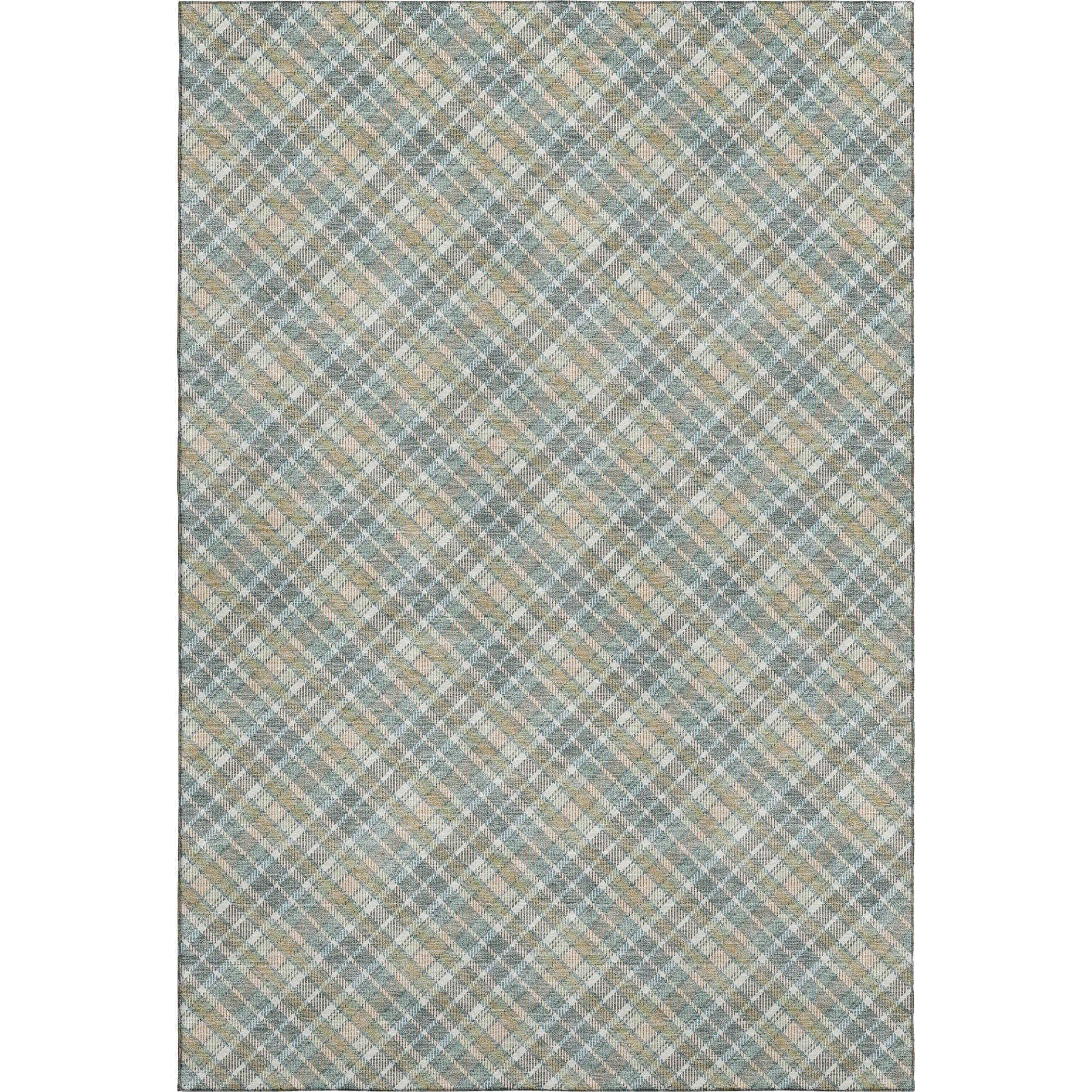 Luxury Washable Indoor/Outdoor Transitional SE3 Seaside Multi Rug 2'6" x 3'10" #shape_Rectangle