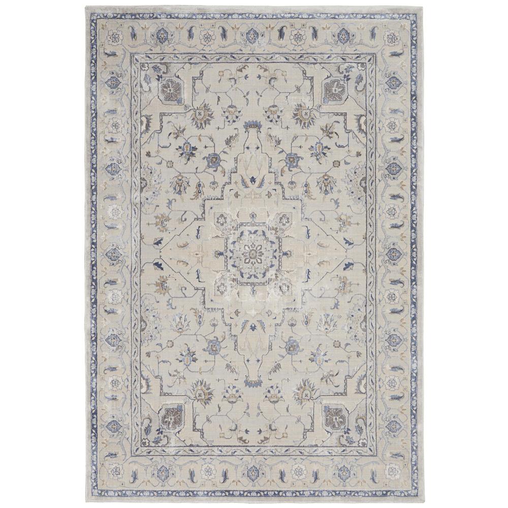 Sleek Textures SLE08 Ivory/Grey Rugs #color_ivory/grey