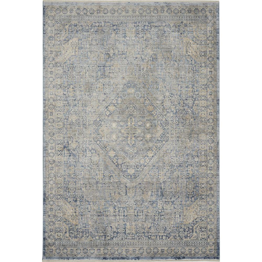 Silken Weave SLW02 Blue/Ivory Rugs #color_blue/ivory