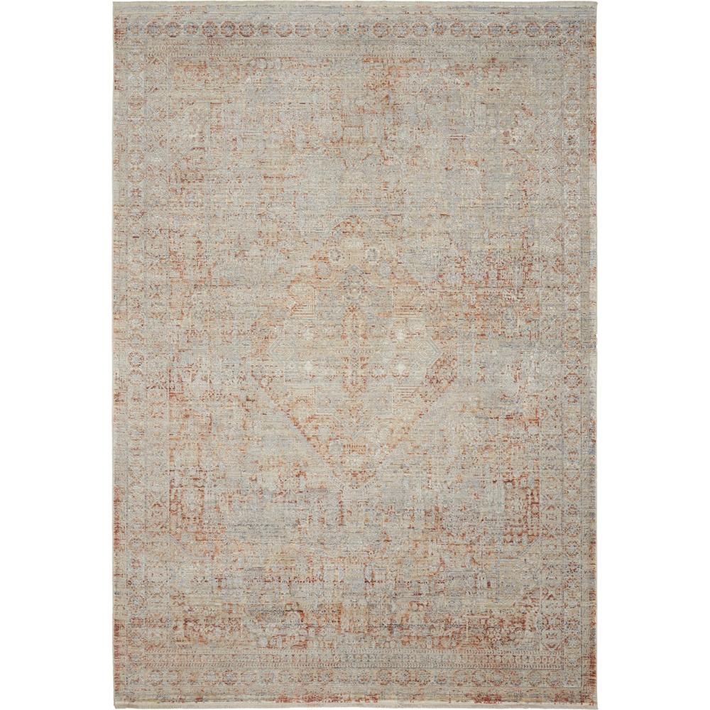Silken Weave SLW02 Grey/Brick Rugs #color_grey/brick