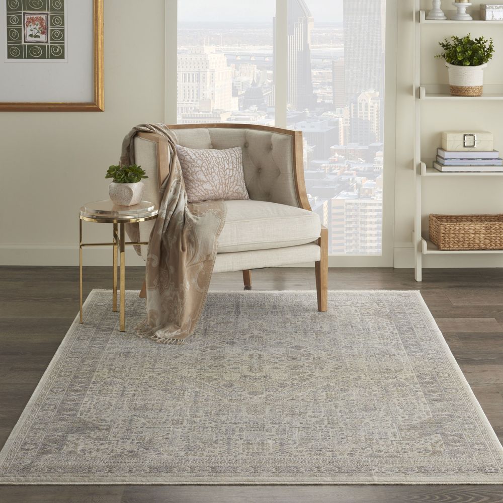 Silken Weave SLW02 Ivory Beige Rugs #color_ivory beige