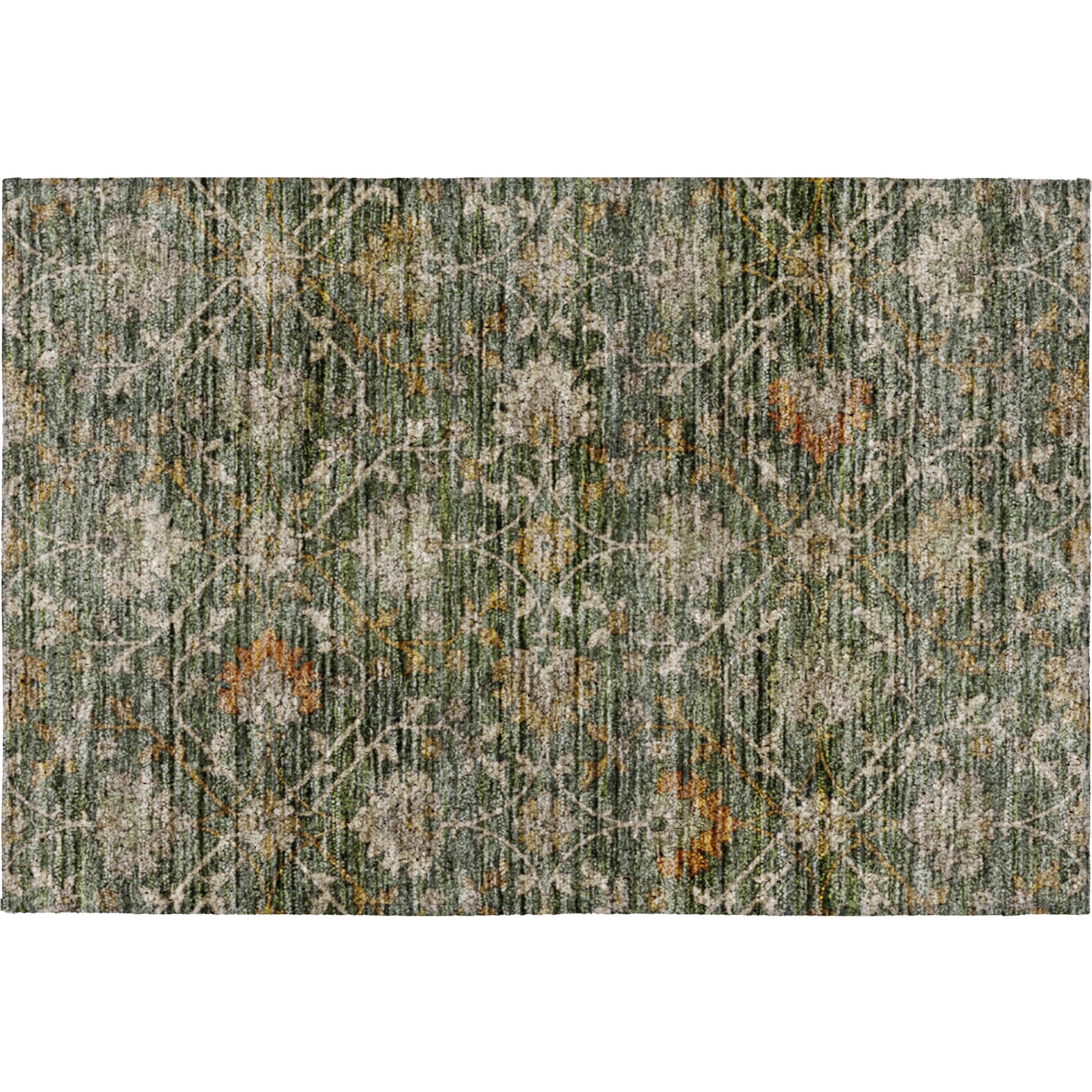 Indoor/Outdoor Transitional SR1 Basil Green Rug 1'8" x 2'6" #shape_Rectangle