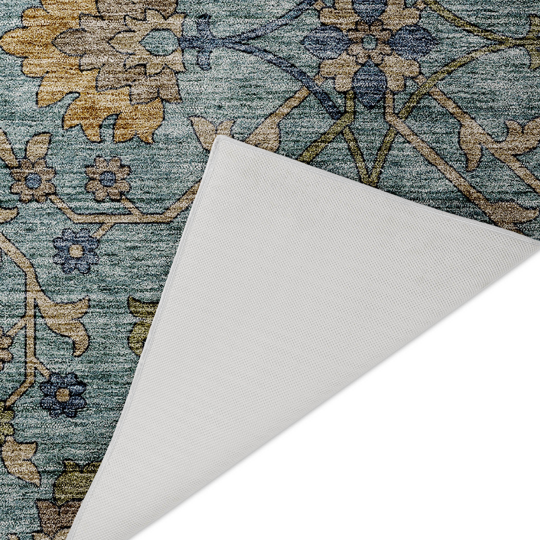 Indoor/Outdoor Transitional SR1 Denim Blue Rug 1'8" x 2'6" #shape_Rectangle