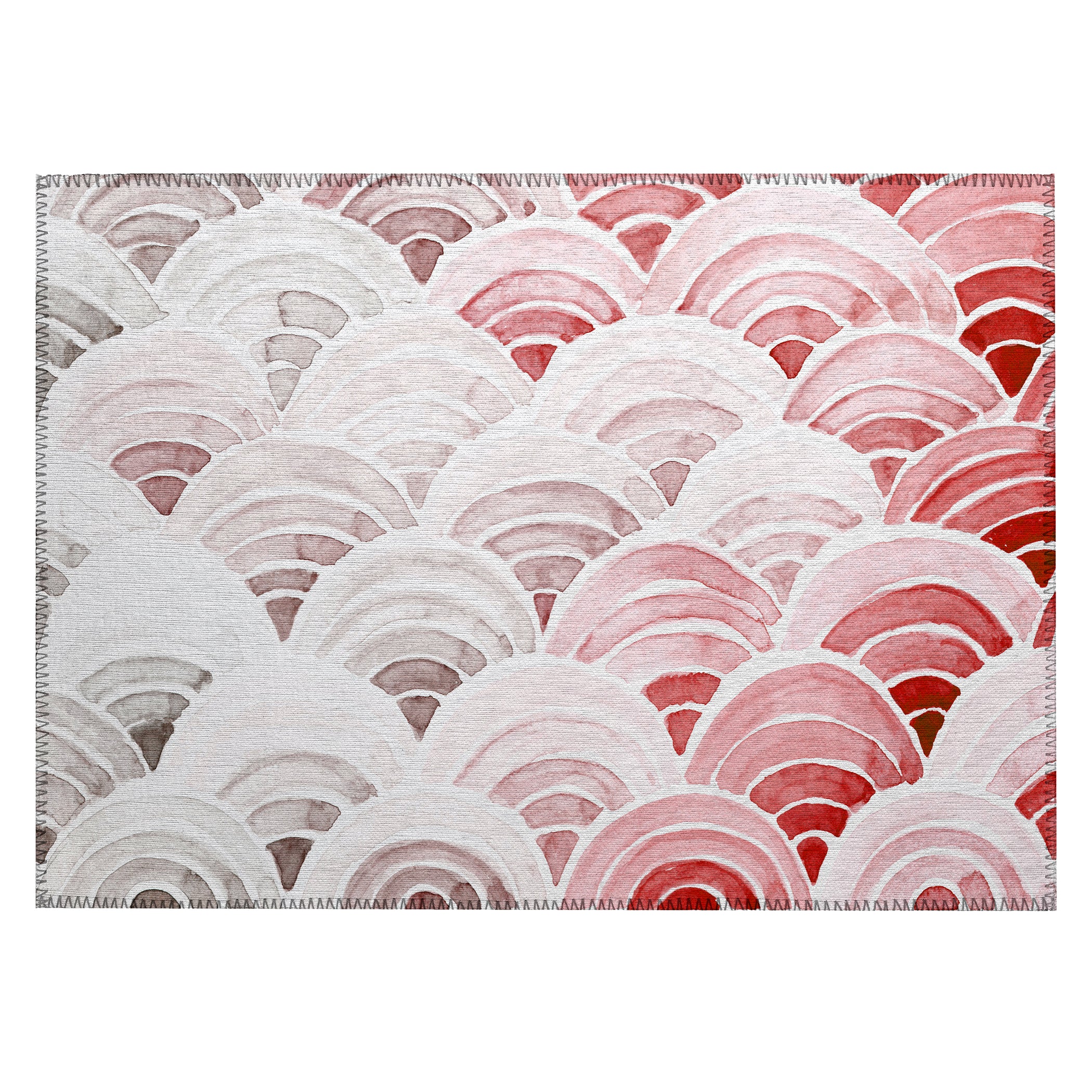 Luxury Machine Washable Indoor/Outdoor Coastal SZ5 Scarlett Red Rug 1'8" x 2'6" #shape_Rectangle