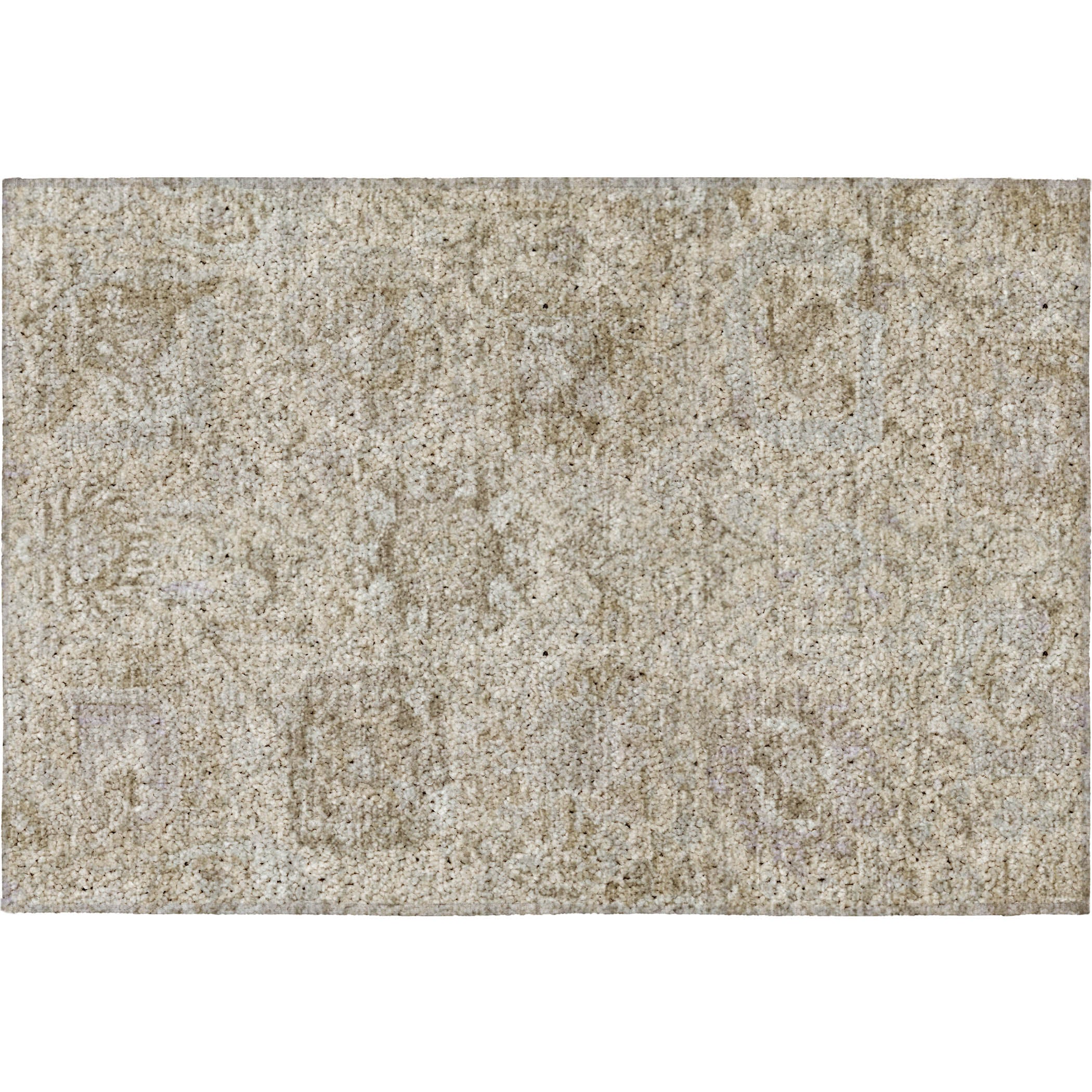 Luxury Washable Indoor/Outdoor Traditional TB15 Ivory Rug 1'8" x 2'6" #shape_Rectangle