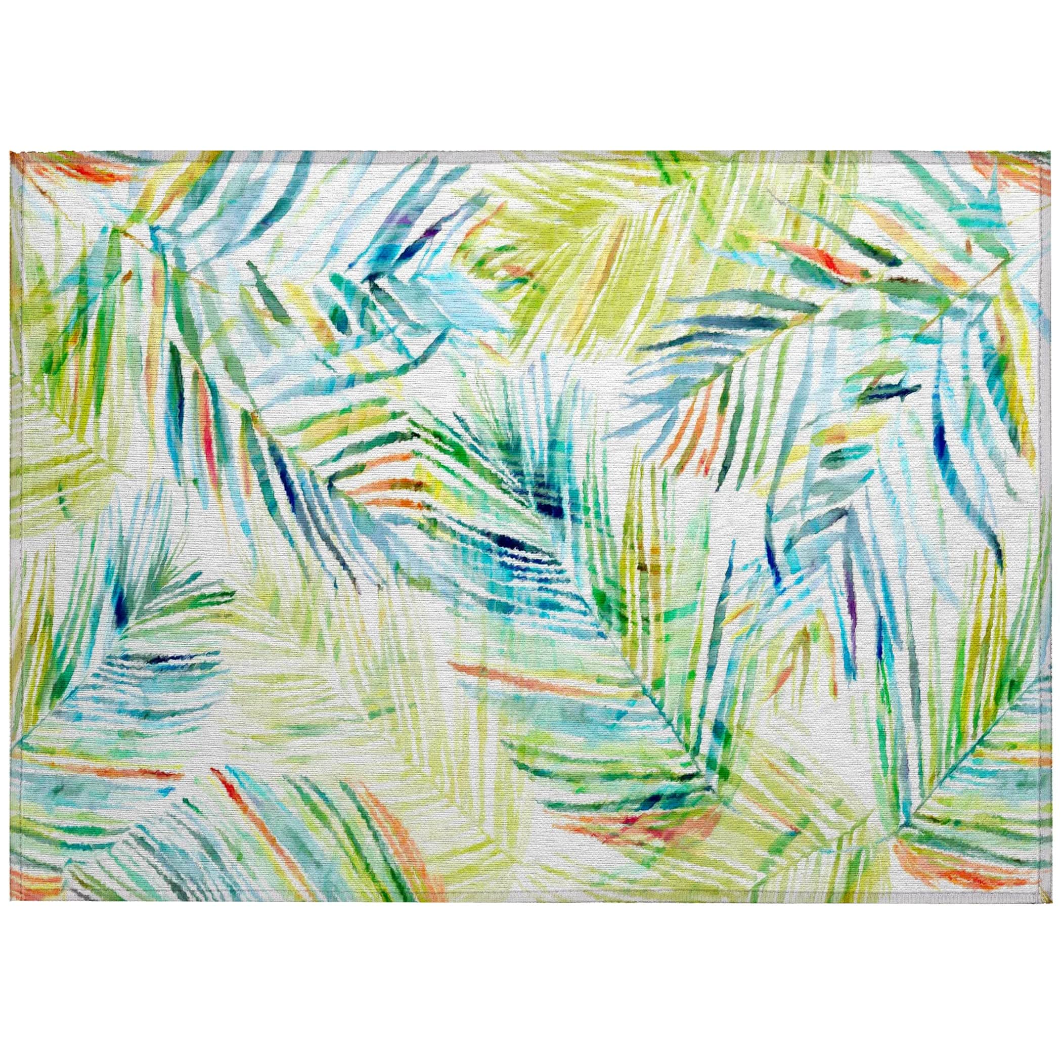 Luxury Machine Washable Indoor/Outdoor Tropical TC4 Meadow Multi Rug 1'8" x 2'6" #shape_Rectangle