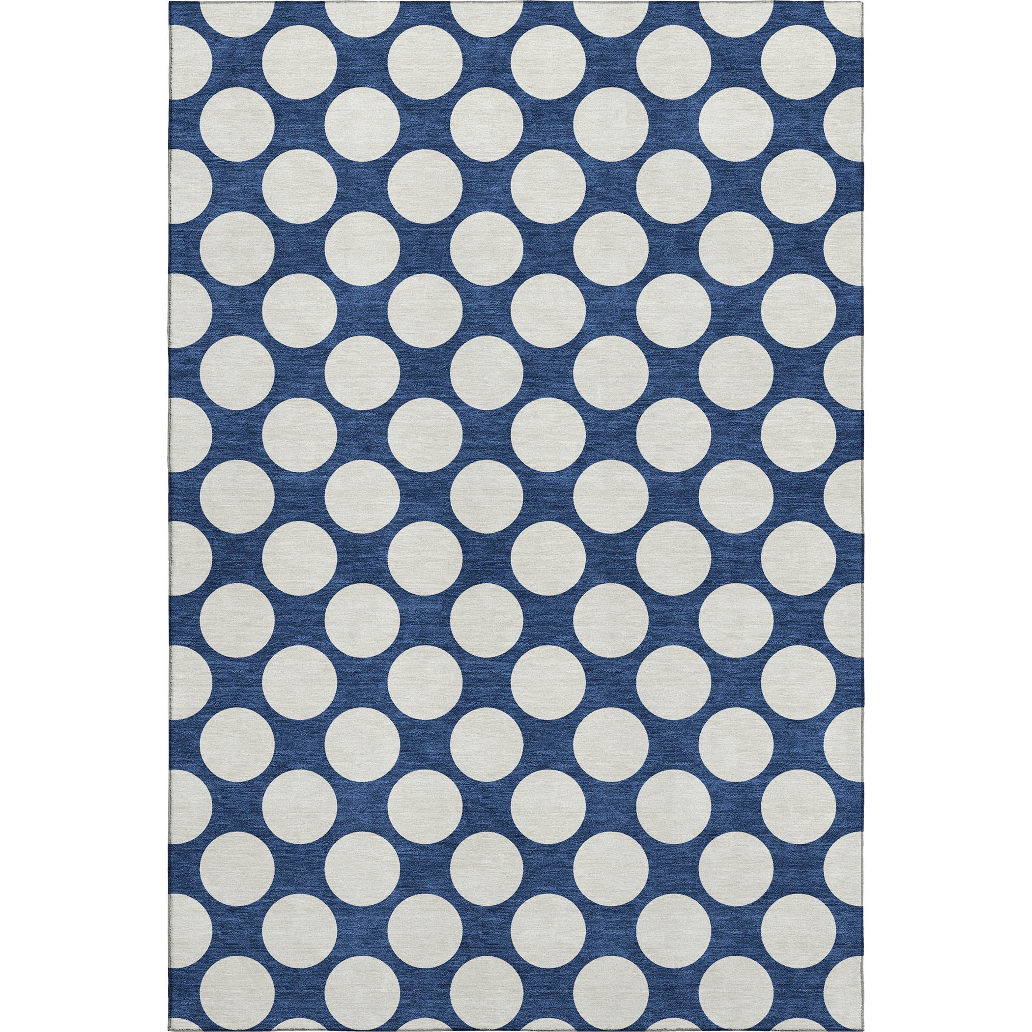 Luxury Washable Indoor/Outdoor Geometric TR13 Navy Blue Rug 2'6" x 3'10" #shape_Rectangle
